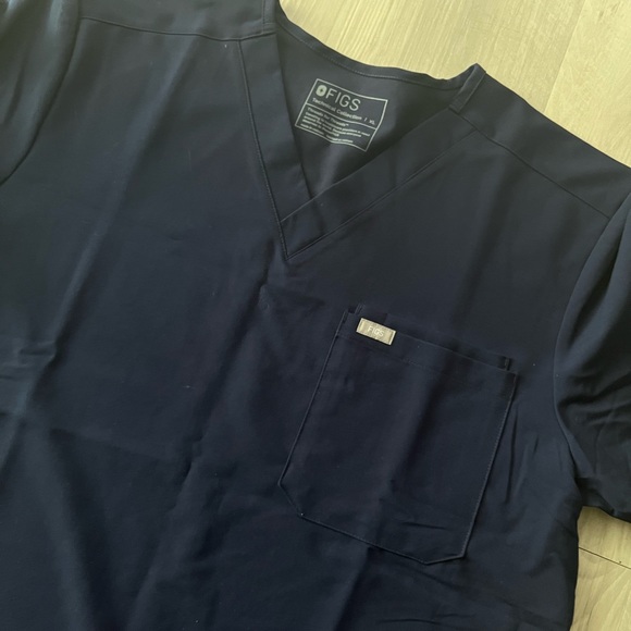 Figs scrubs mens XL Navy Blue - Picture 4 of 6
